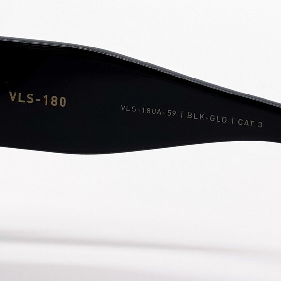 NEW VALENTINO SUNGLASSES VLS-180A BLACK/GRAY WOMEN EYEWEAR